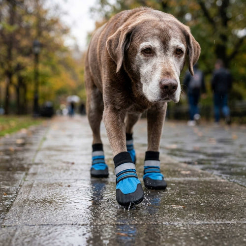 All-Weather Paw Traction Boots for Senior Dogs | Non-Slip Support Set of 4
