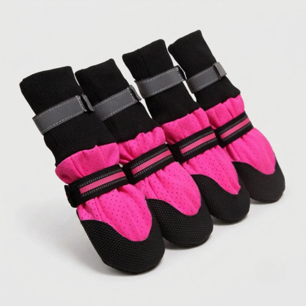 Traction boots in Rose Pink